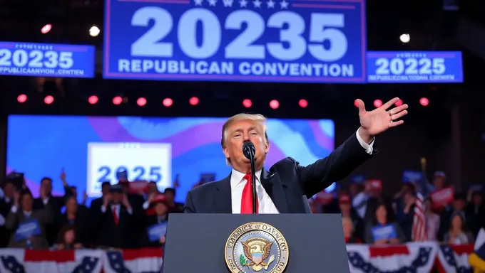 Trump's Speech at Republican National Convention 2025 Anticipated -> Discours de Trump à la convention nationale républicaine 2025 attendu